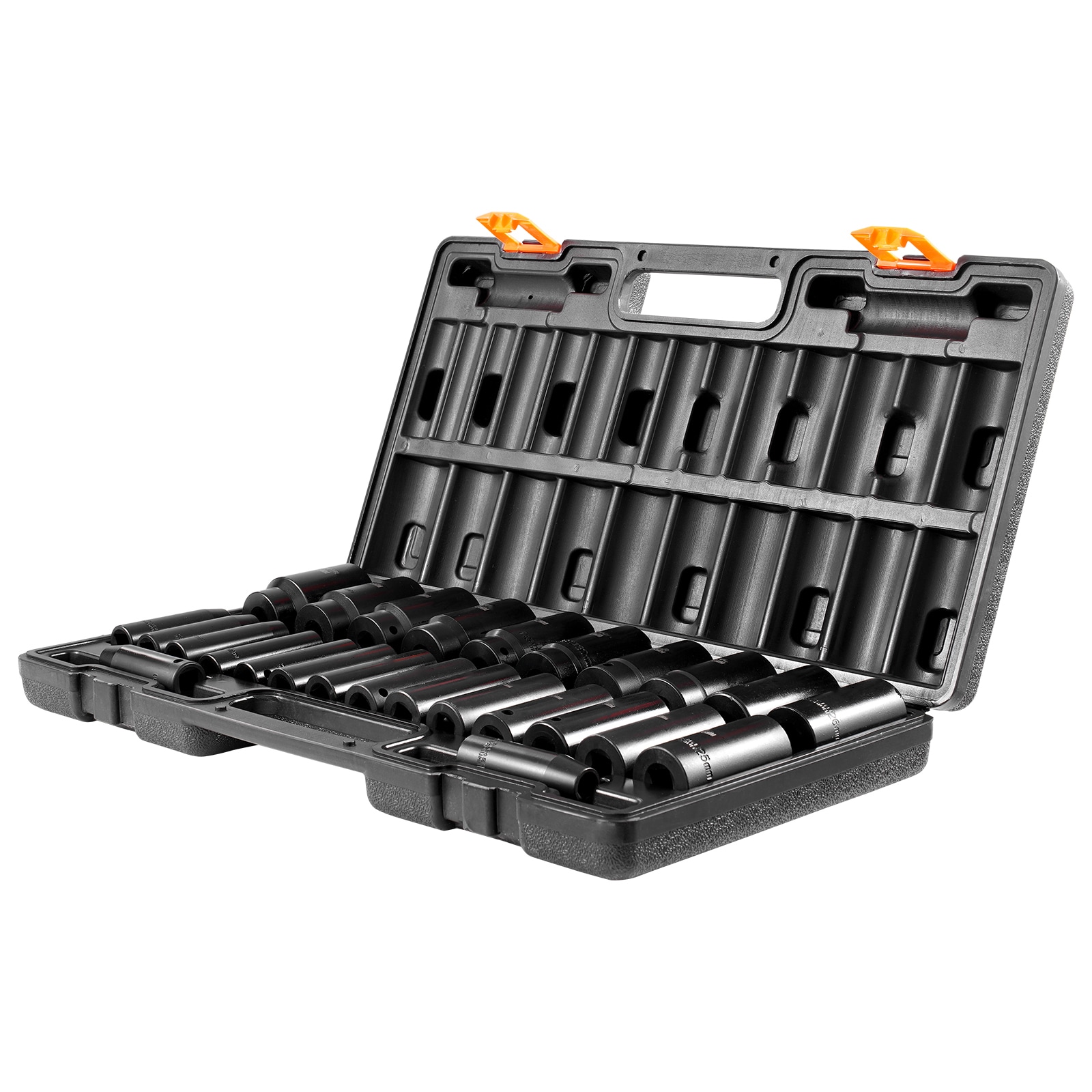Impact Socket Set With 26 Pieces 1/2 Inch Drive Metric Sockets_voghion.com